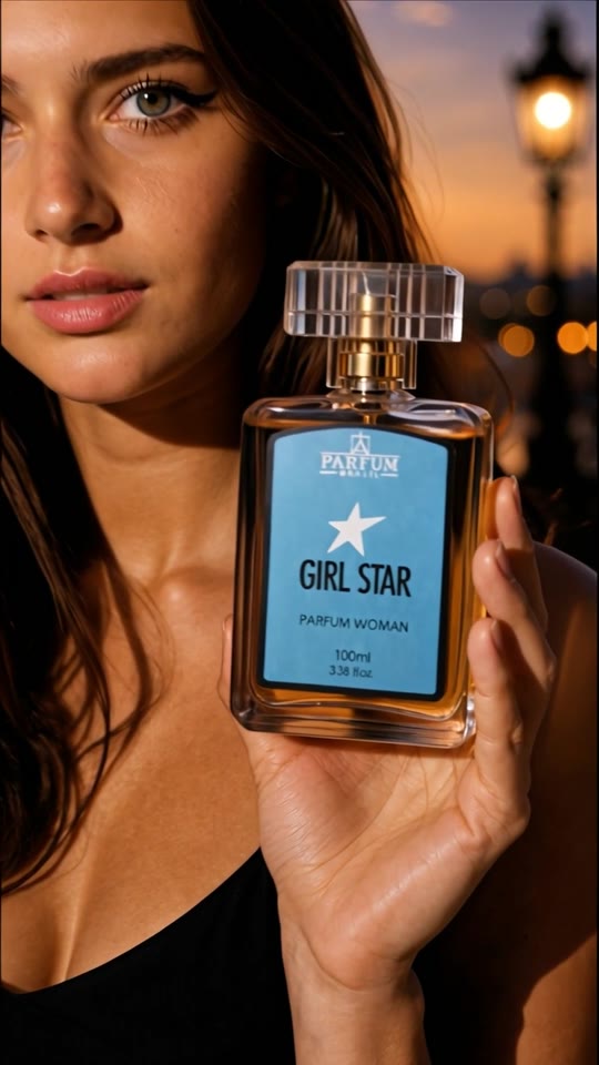 Cena do estudo de produto Girl Star